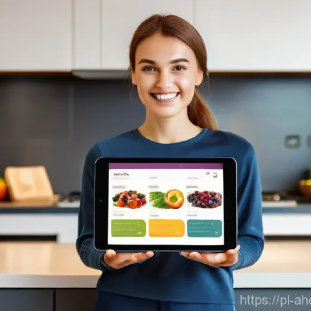 전문가가 추천하는 미래 식단 조합 - **Prompt: Personalized Nutrition in a Modern Polish Home**
A bright, inviting image of a young P...